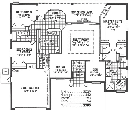 Royal Avondale Floorplan